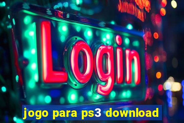 jogo para ps3 download