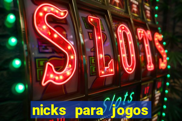 nicks para jogos de tiro