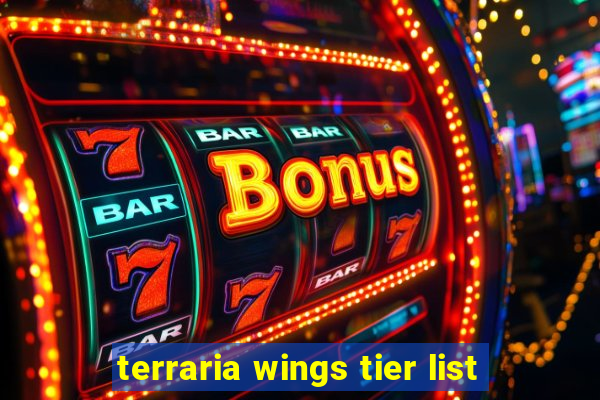 terraria wings tier list