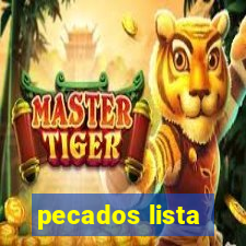 pecados lista