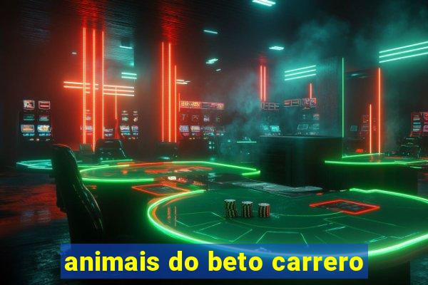 animais do beto carrero