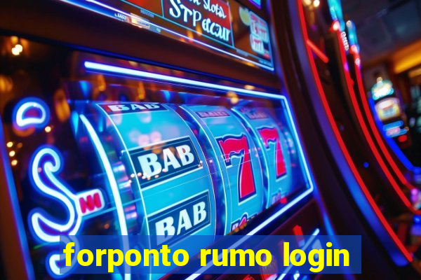 forponto rumo login