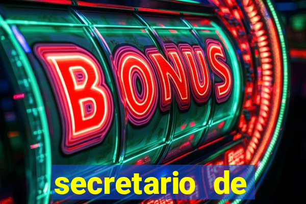 secretario de esporte salario