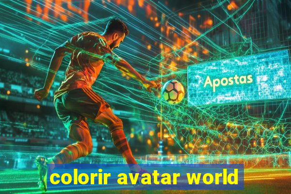 colorir avatar world