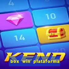 box win plataforma de jogos