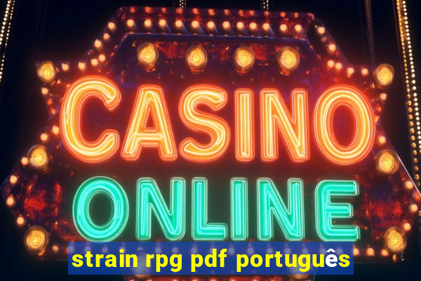 strain rpg pdf português