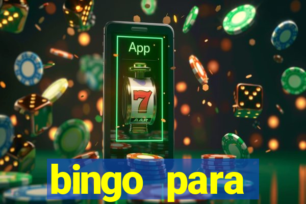 bingo para despedida de solteira para imprimir